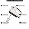 Electric Hand Mixer Kitchen Beater Spiral Whisk Stand Cake Baking Food Blender Egg Beater Cream Dough Hand Electric Mixer