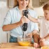 Handheld Hand Blender 1000W Immersion Blender Mixer with Attachments: Stainless Steel Blade With 6 in 1 Hand Blender