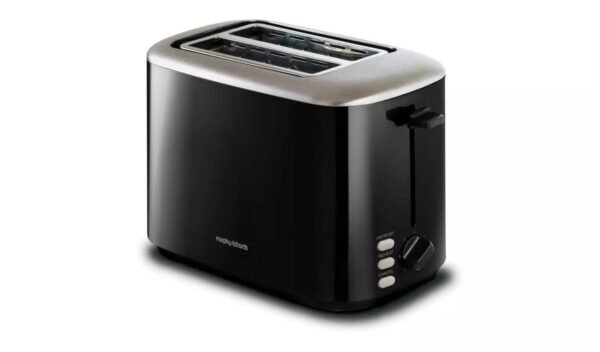 morphy-richards-toaster-222064-black_1.jpg Morphy Richards Equip 2 Slice Toaster - Black (222064)