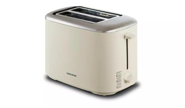 morphy-richards-toaster-222065-cream_1.jpg Morphy Richards Equip 2 Slice Toaster - Cream (222065)